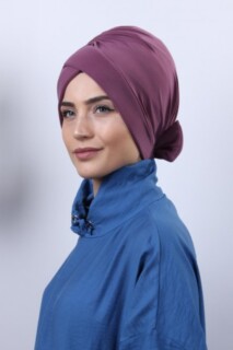 بونيه على الوجهين بزهرة مجففة فيونكة - 