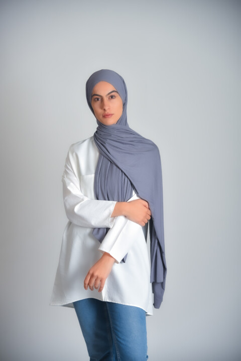 instant Cotton Cross - Jersey premium , bande croisé 11 - Hijab