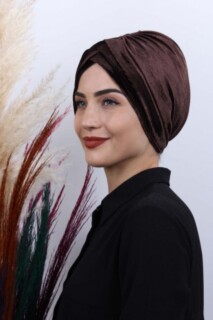 Velvet 3-Stripes Bonnet Brown - 100282997 - 