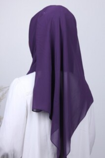Bonnet Shawl Dark Purple - 100285156 - 