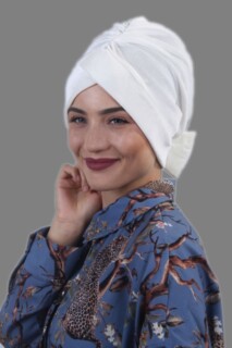 Velvet Bow Bonnet White - 100283034 - 