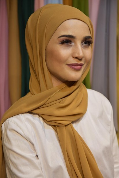 Ready Practical Bonnet Shawl Caramel - 100285532 - 