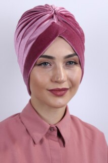 Velours Nevru Bonnet Rose Séchée - 