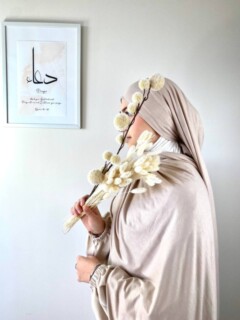 Ready To Wear - جيرسي بريميوم بيج - Hijab