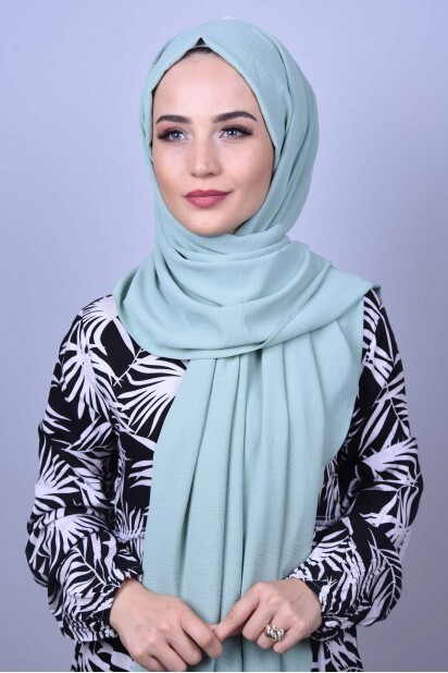 Aerobin Shawl - Châle Aerobin Vert d'Eau - Hijab