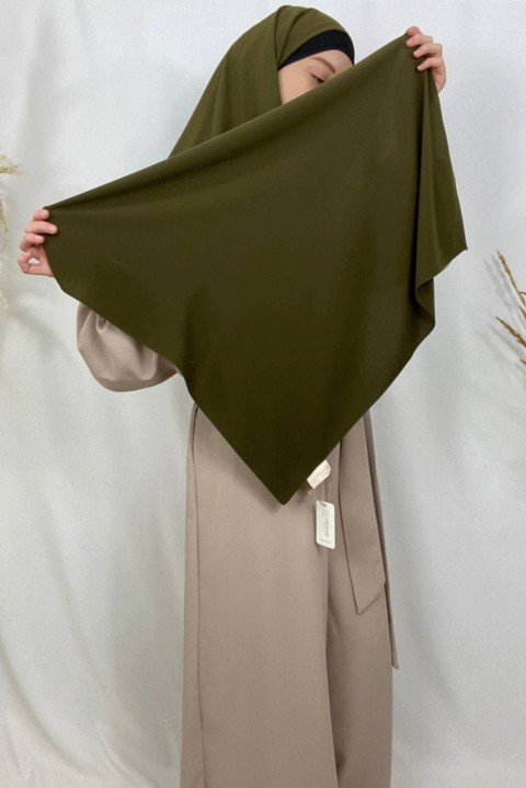Hijab soie de médine, bonnet  à nouer intégré intérieur satin - en box 3 pièces - 