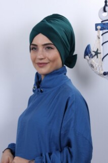 Reversible Bonnet Emerald Green with Bow - 100285303 - 