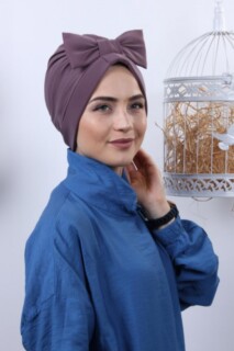 Papyon Model Style - Bowtie Double-Sided Bonnet Violet - 100285291 - Hijab
