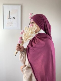 Ready To Wear - رازبيري بريميوم جيرسي - Hijab