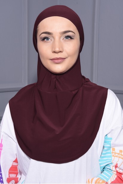 Collier Hijab Bordeaux Bordeaux - 