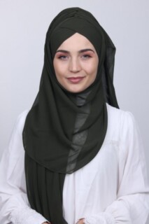 بونيه شال كاكي - Hijab