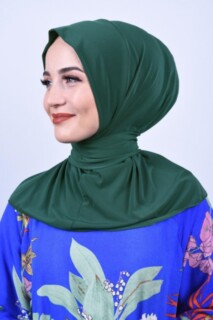 All Occasions Ready - Snap Snap Scarf Shawl Emerald Green - 100285628 - Hijab