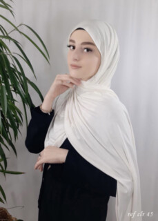 Cotton Shawl - جيرسي بريميوم - مسك - Hijab