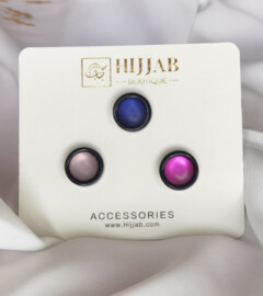 Accessories - 3 قطع (3 أزواج) دبوس بروش مغناطيسي إسلامي للنساء - Hijab
