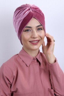 Velours Nevru Bonnet Rose Séchée - 