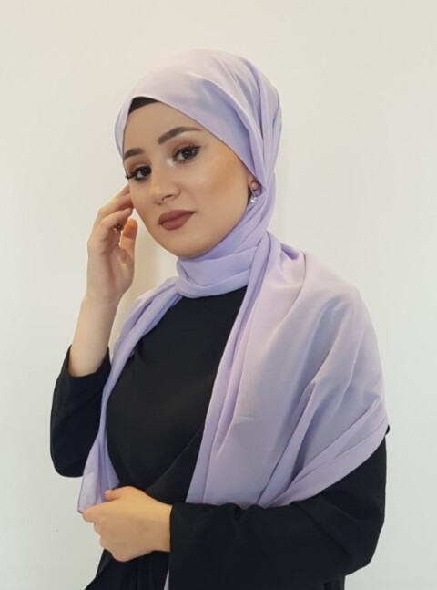 Chiffon Shawl - lila |code: 13-02 - Hijab
