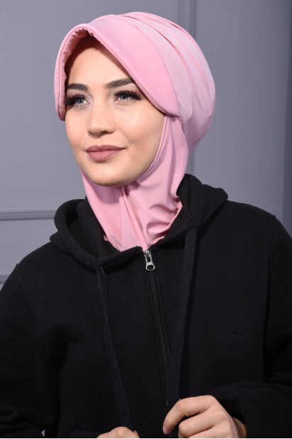 Sports Hat Scarf Powder Pink - 100285644 - 