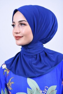 All Occasions Ready - Snap Snap Foulard Châle Sax - Hijab