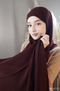 Hijab Jazz Premium Prune - - Hijab Jazz Premium Prune - 