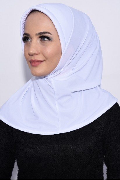 Practical Sequin Hijab White - 100285497 - 
