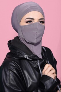Masked Sport Hijab Mink