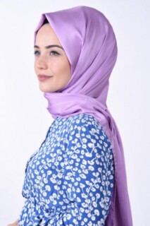 Châle Dubai Soie Gaufré Violet - 