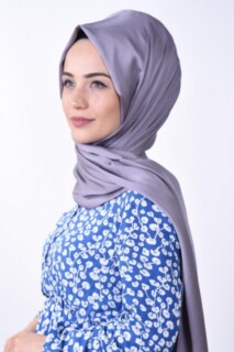 Châle Dubai Soie Gaufre Gris - 