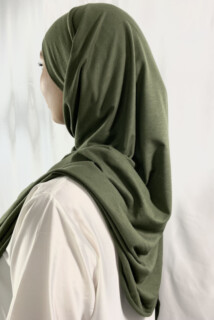 Ready To Wear - Jersey Premium Green Khaki 100357722 - Hijab