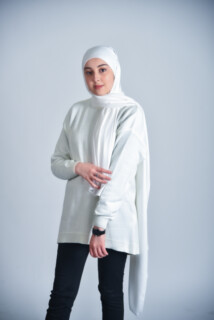 Instant Madina Ipegi - موديل حجاب المدينة - أبيض اللون - - موديل حجاب المدينة - أبيض اللون - Hijab
