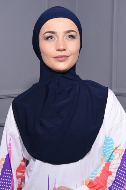 Col Hijab Marine - 