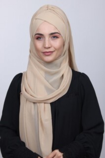 بونيه شال بيج - Hijab