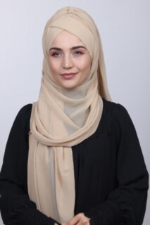 Bonnet Châle Beige - 