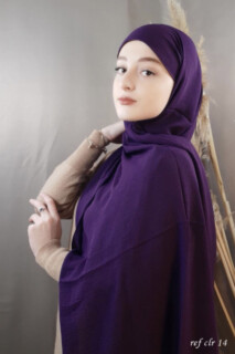 Jazz Shawl - حجاب جاز بريميوم فيوليت - - حجاب جاز بريميوم فيوليت - Hijab