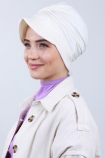 Buckled Hat Bonnet Ecru - 100285180 - 