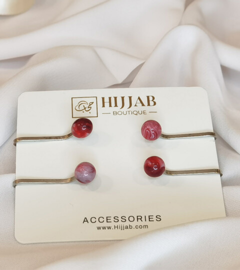 4 pcs Muslim Hijab Clip Scarf 100298814 - 