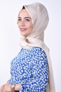 دبي حرير شال بيج - 