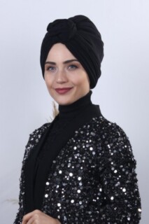 بونيه روز عقدة ثنائية الاتجاه أسود - 