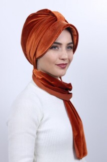 Velvet Shawl Hat Bonnet Tile - 100283140 - 