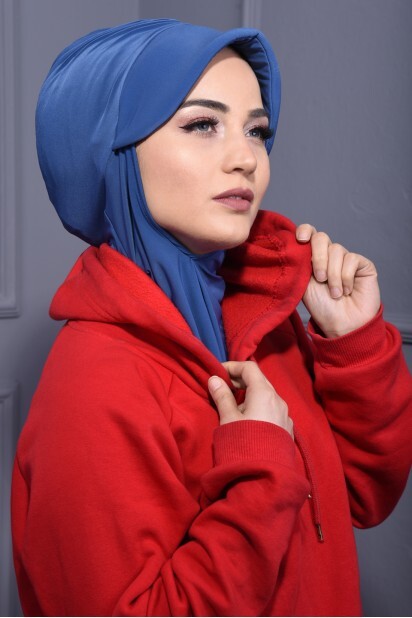 Sports Hat Scarf Indigo - 100285638 - 