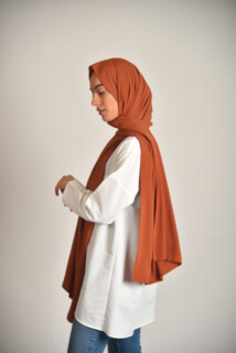 شال مدينة لون الغروب - Hijab