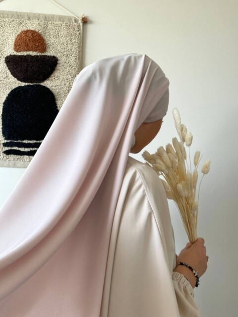 Medine Ipegi - Hijab PAE - Blanc beige rosé - Hijab