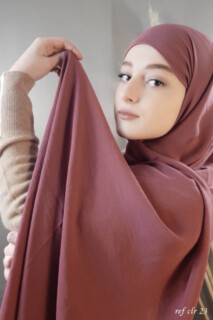 Hijab Jazz Premium Guimauve - - Hijab Jazz Premium Guimauve - 