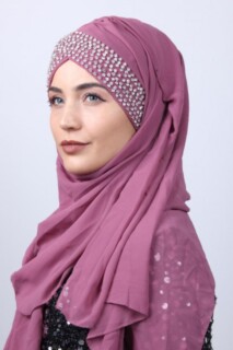 Stone Boneli Design Châle Rose Foncé - 