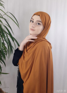 Cotton Shawl - Jersey premium - Mangue - Hijab