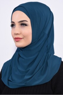 Couvre Bonnet Prière Bleu Pétrole - 
