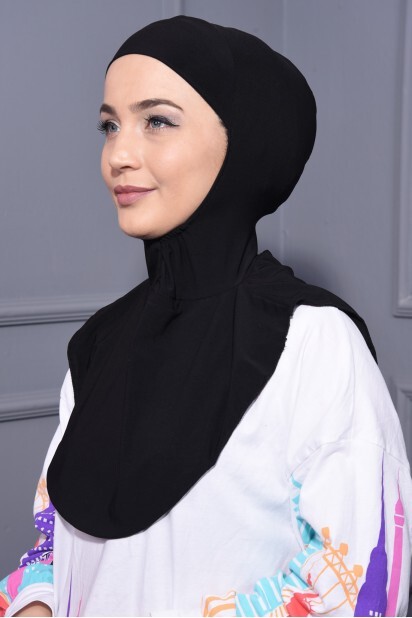 Collier Hijab Noir - 