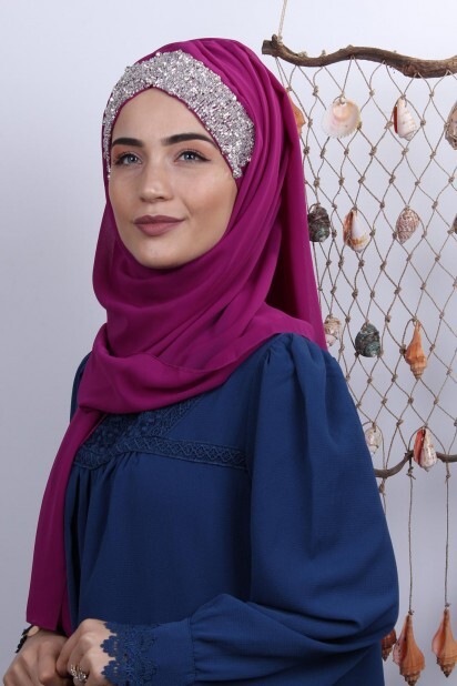 Stone Design Bonnet Châle Cherry Rotten - 