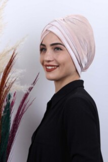 Velvet 3-Striped Bonnet Beige - 100282996 - 