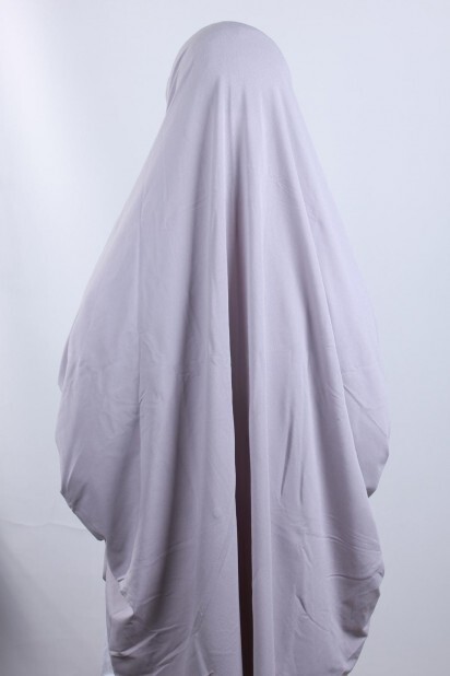 5XL Veiled Hijab Gray - 100285099 - 