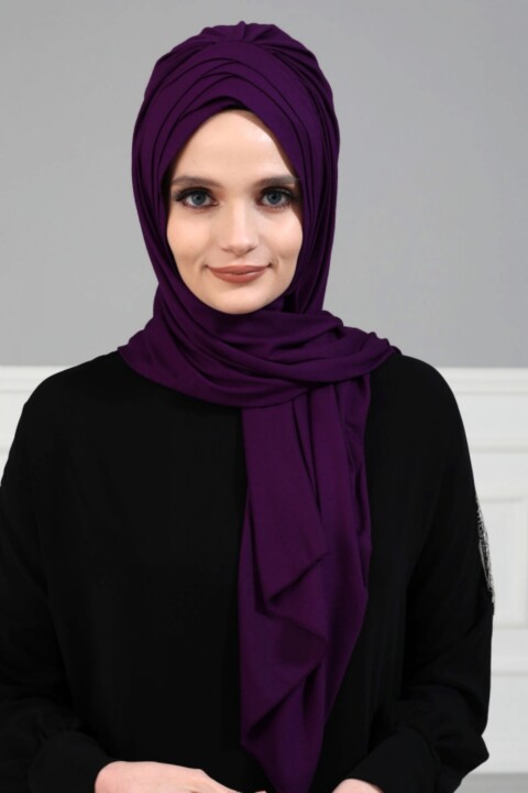Practical Combed Shawl Purple 100288956